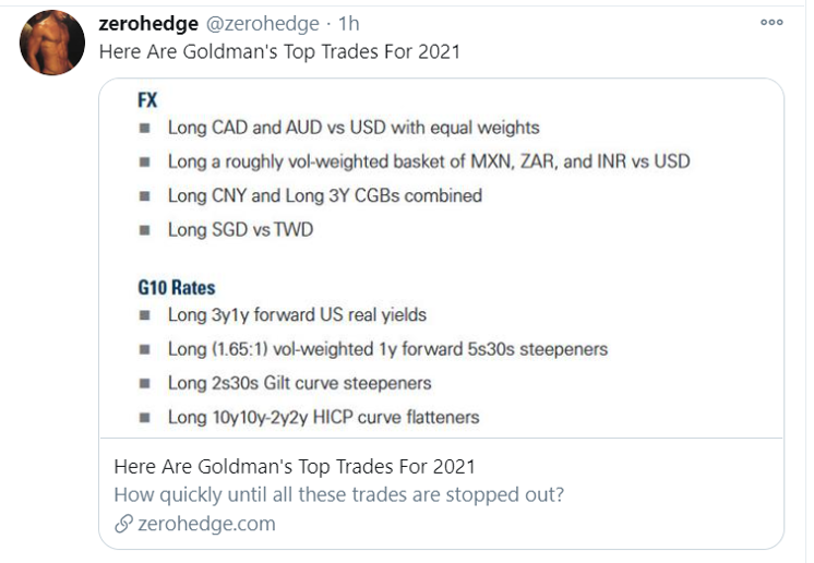 goldman top trades tweet