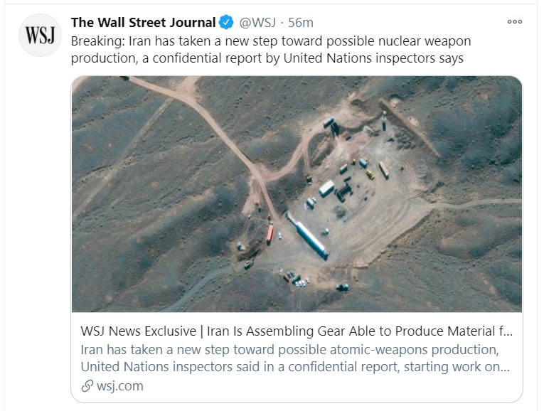 iran nuclear tweet