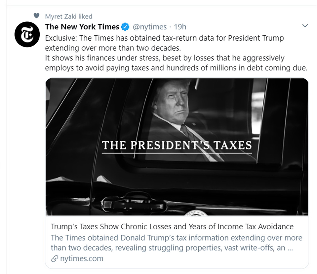 trump tweet
