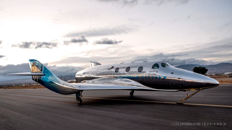 Virgin Galactics unveiled its latest spacecraft